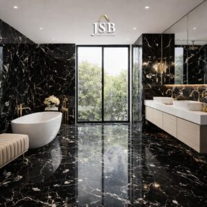 Black Glacier Marble